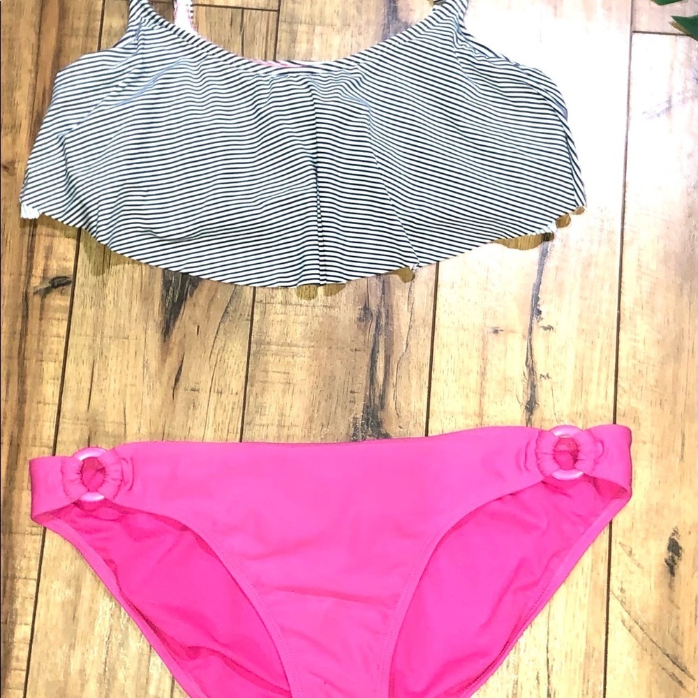 Tinibikinis Bikinis Blue, Stripes and Pink XL - Picture 11 of 14
